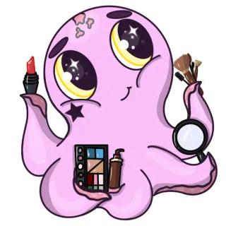 Осьминог Изюм @zubareva_dariya telegram stickers