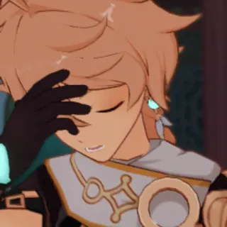 🤦‍♂️ Aether Genshin Impact etere, Genshin, anime, videogioco, triste telegram sticker