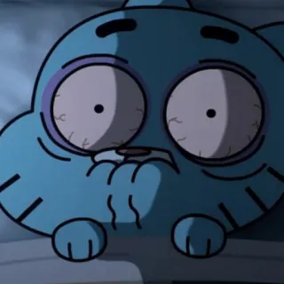 😓 Gumball Watterson The Amazing World of Gumball Cartoon, Gumball, Figur, Animiert whatsapp sticker