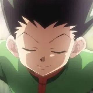 😌 Gon Freecss Hunter x Hunter anime, hunter x hunter, gon freecss, character telegram sticker