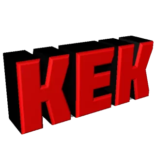 😄 KEK kek, Meme, Jerga de internet, Expresión, Humor whatsapp sticker