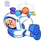 Astro Nate telegram stickers