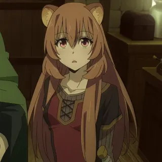 🙃 Raphtalia The Rising of the Shield Hero Anime, Charakter, Süß, Fantasy, Mädchen, Kawaii, Anime Mädchen, Raphtalia whatsapp sticker