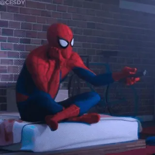 😲 Spider-Man superhero, tv, santai, spider-man, komik, marvel, nonton tv telegram sticker