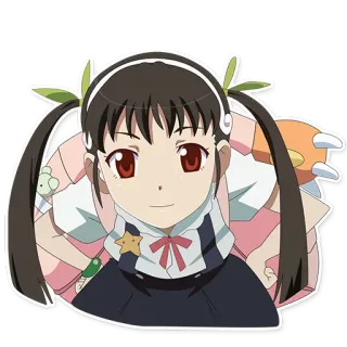 👀 anime, cartoon, girl, cute, character telegram sticker