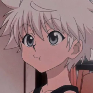 💞 Killua Zoldyck Hunter x Hunter killua zoldyck, hunter x hunter, anime, cartone animato, ragazzo, carino telegram sticker