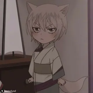 ☁️ Anime, Cartoon, Fuchs, Manga, Chibi telegram sticker