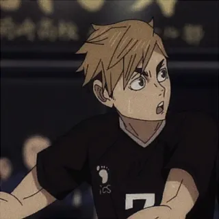 🥞 Anime, Haikyuu, Postać, Siatkówka telegram sticker