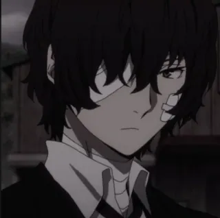 🥂dazai osamu.❈. @KA_anime_sticker telegram stickers