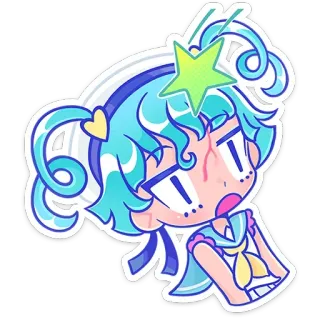 😨 Dibujo animado, Personaje, Pegatina, Lindo, Ilustración, Anime telegram sticker