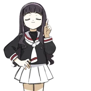 🤌 Sakura Kinomoto Cardcaptor Sakura Anime, Manga, Cardcaptor Sakura, Magia, Chica, Dibujos animados, Lindo telegram sticker