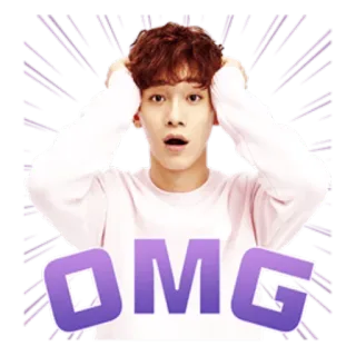 😱 OMG meu deus, chocado, expressão, surpresa, celebridade telegram sticker