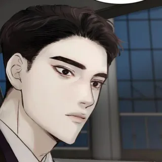 🧋 man, portrait, art, character, handsome, male, illustration telegram sticker