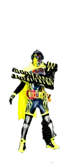😧 Actiefiguur, Speelgoed, Gemaskerd personage, Geel, Zwart whatsapp sticker