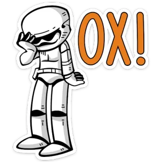 🤦‍♂ OX! dessin animé, personnage, boeuf, exclamation, colère, frustration telegram sticker