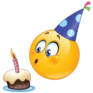 🎂 emoji, geburtstag, party, feier, kuchen, kerze telegram sticker