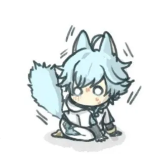 😱 anime, cartoon, character, cute, chibi telegram sticker