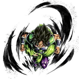 😡 Broly Dragon Ball Anime, Dragon Ball, Saiyajin, Broly, Super-Saiyajin, Kraft, Kampf, Manga telegram sticker
