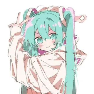 😁 Hatsune Miku Vocaloid telegram sticker