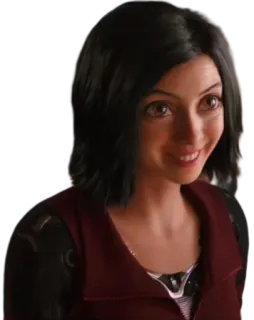 😁 Alita Alita: Battle Angel alita, battle angel, cyborg, filme, personagem whatsapp sticker