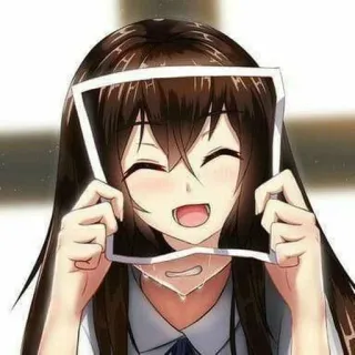 🌨 Anime, Mädchen, weinend, glücklich, traurig, Emotionen whatsapp sticker