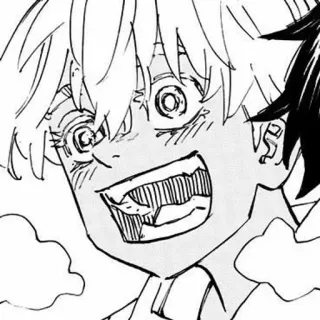 🌟 Anime, Manga, Enojado, Cara, Expresión, Dibujos animados telegram sticker