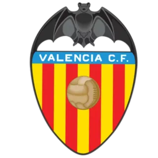 🦇 VALENCIA C.F. fútbol, fútbol, club, valencia, deportes telegram sticker