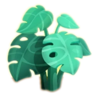 🎂 plant, blad, groen, tropisch, natuur telegram sticker