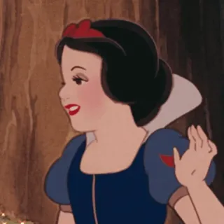 ☁️ Snow White Snow White and the Seven Dwarfs เจ้าหญิง, ดิสนีย์, การ์ตูน, แอนิเมชั่น, สโนว์ไวท์, เทพนิยาย, ตัวละคร telegram sticker