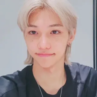 😶 Felix kpop, idol, portrait, celebrity, singer, stray kids, felix lee telegram sticker
