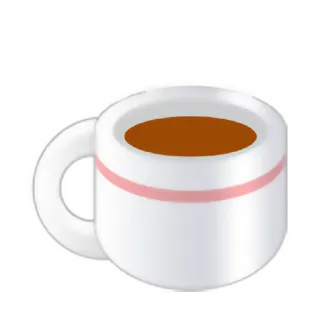 ☕ coffee, cup, mug, drink, beverage telegram sticker