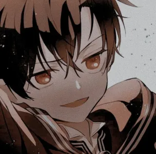 🔮 Anime, Garçon, Manga, Uniforme scolaire, Dessin animé, Mignon telegram sticker