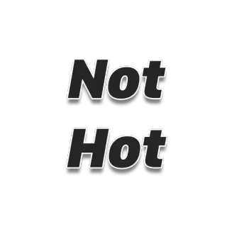 🔥 Not Hot not hot, funny, sarcasm, meme, contrast, humor telegram sticker