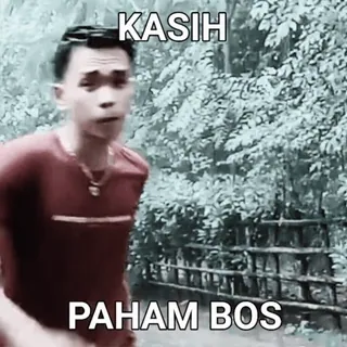 π KASIH PAHAM BOS whatsapp sticker