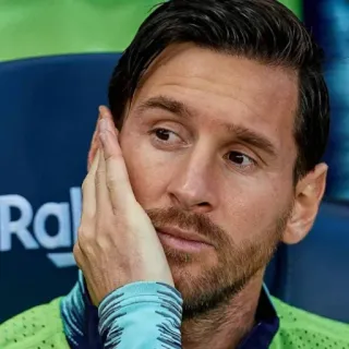 🎲 Lionel Messi ฟุตบอล, นักกีฬา, ผู้เล่น, เมสซี่ telegram sticker