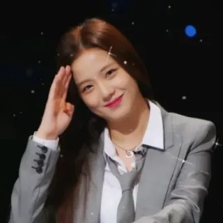 ✋ Jisoo Jisoo, Blackpink, K-Pop, Idol, Sängerin, Mode, Stil telegram sticker