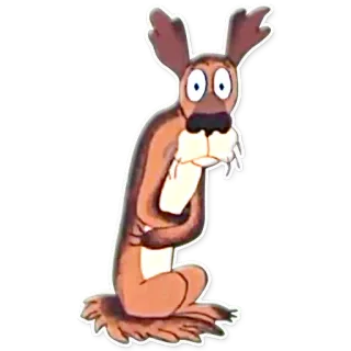 😱 Cartoon, Tier, Hund, Figur telegram sticker