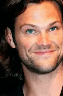 😈 Jared Padalecki actor, celebrity, portrait, man, person telegram sticker