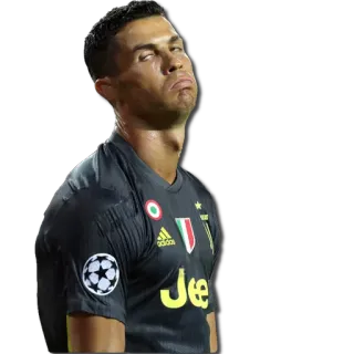 🙄 Cristiano Ronaldo voetballer, atleet, sport, voetbal, Cristiano Ronaldo telegram sticker