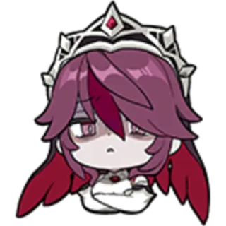 ⭐️ Rosaria Genshin Impact anime, video game, genshin impact, rosaria, nun, character telegram sticker