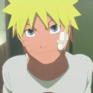 🍡 Naruto 动漫, 漩涡鸣人, 角色, 创可贴, 少年, 漫画 telegram sticker