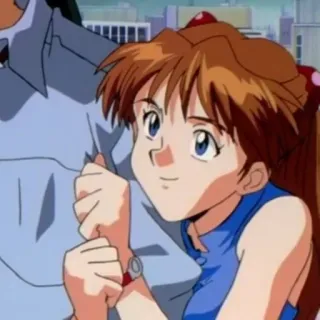 ❤️ Asuka Langley Sohryu Neon Genesis Evangelion anime, character, girl, evangelion, Asuka Langley, japanese, cartoon telegram sticker