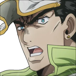 🤬 Joseph Joestar JoJo's Bizarre Adventure Аниме, Персонаж, Мультфильм, Выражение, Манга, JoJo's Bizarre Adventure telegram sticker