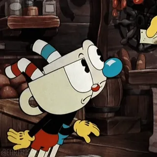 😯 Cuphead Cuphead, Cartoon, Jeu indépendant, Personnage whatsapp sticker
