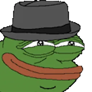 🎩 Pepe the Frog Meme, Pepe, Rana, Cultura di internet whatsapp sticker