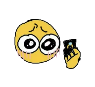 🥺 Emoji, Verlobungsring, Süß, Liebe, Hochzeit, Heiratsantrag, Kawaii telegram sticker