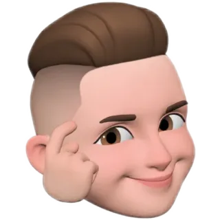 😏 средний палец, эмодзи, оскорбительный, жест telegram sticker