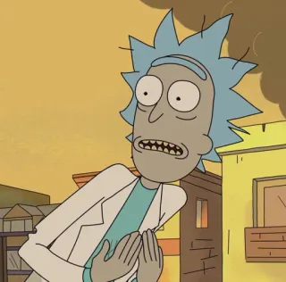 😧 Rick Sanchez Rick and Morty Rick, Rick Sanchez, Cartoon, Adult Swim, Rick and Morty telegram sticker