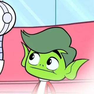 🐍 Beast Boy Teen Titans Go! Cartone animato, Teen Titans, Beast Boy, Verde, Animazione telegram sticker