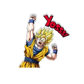 Goku whatsapp stickers